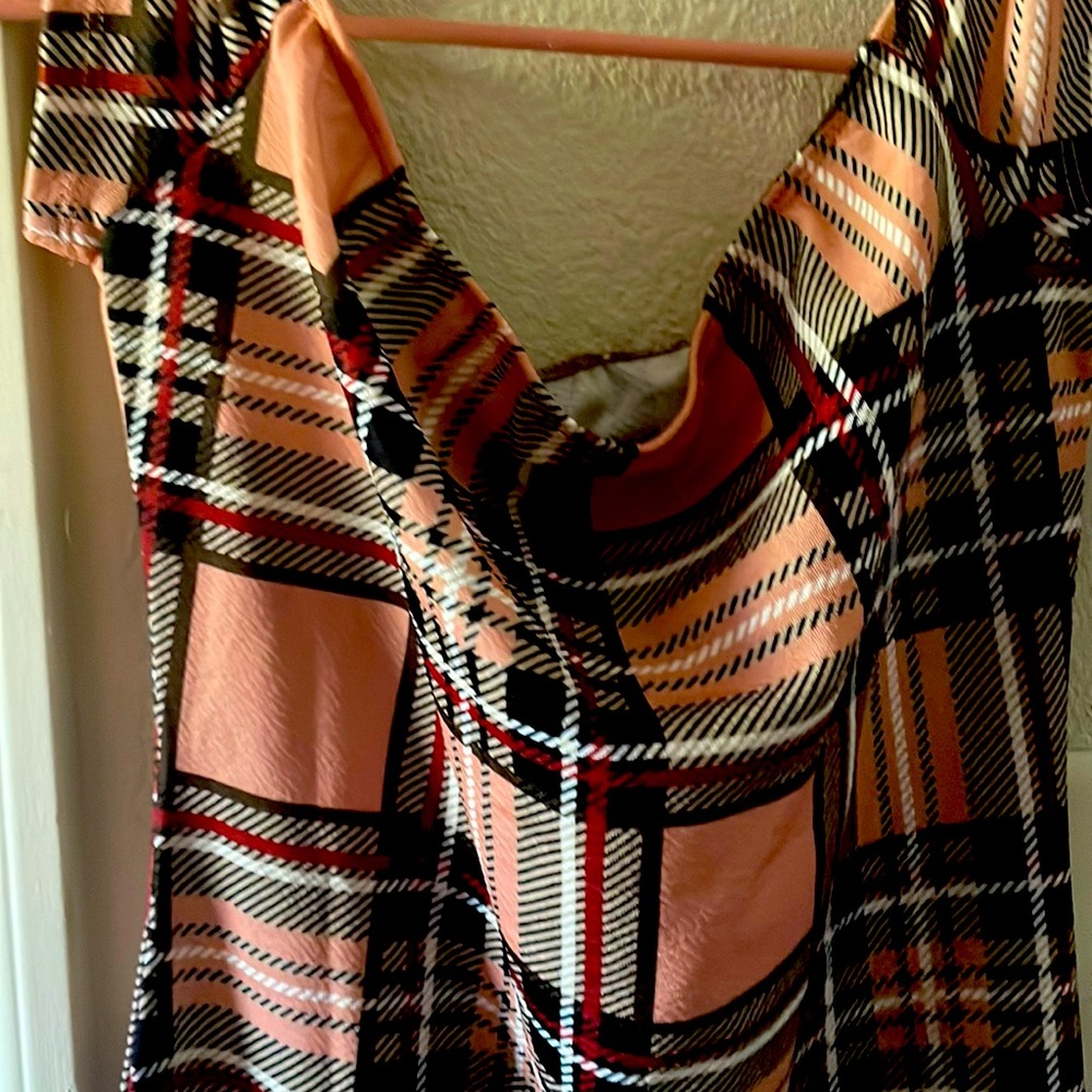 Plaid dress
